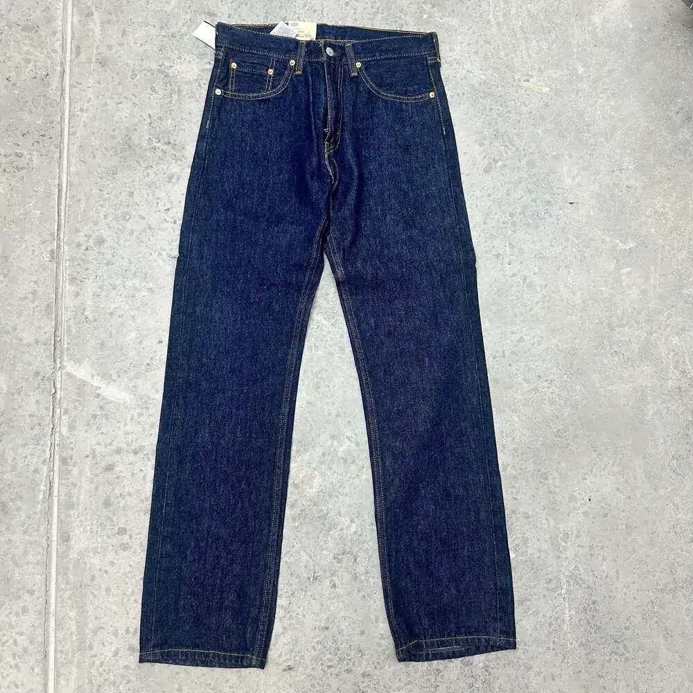 NWT 2013 Levi's 505 Regular Fit Mens Jeans Dark Wash Size 31x32